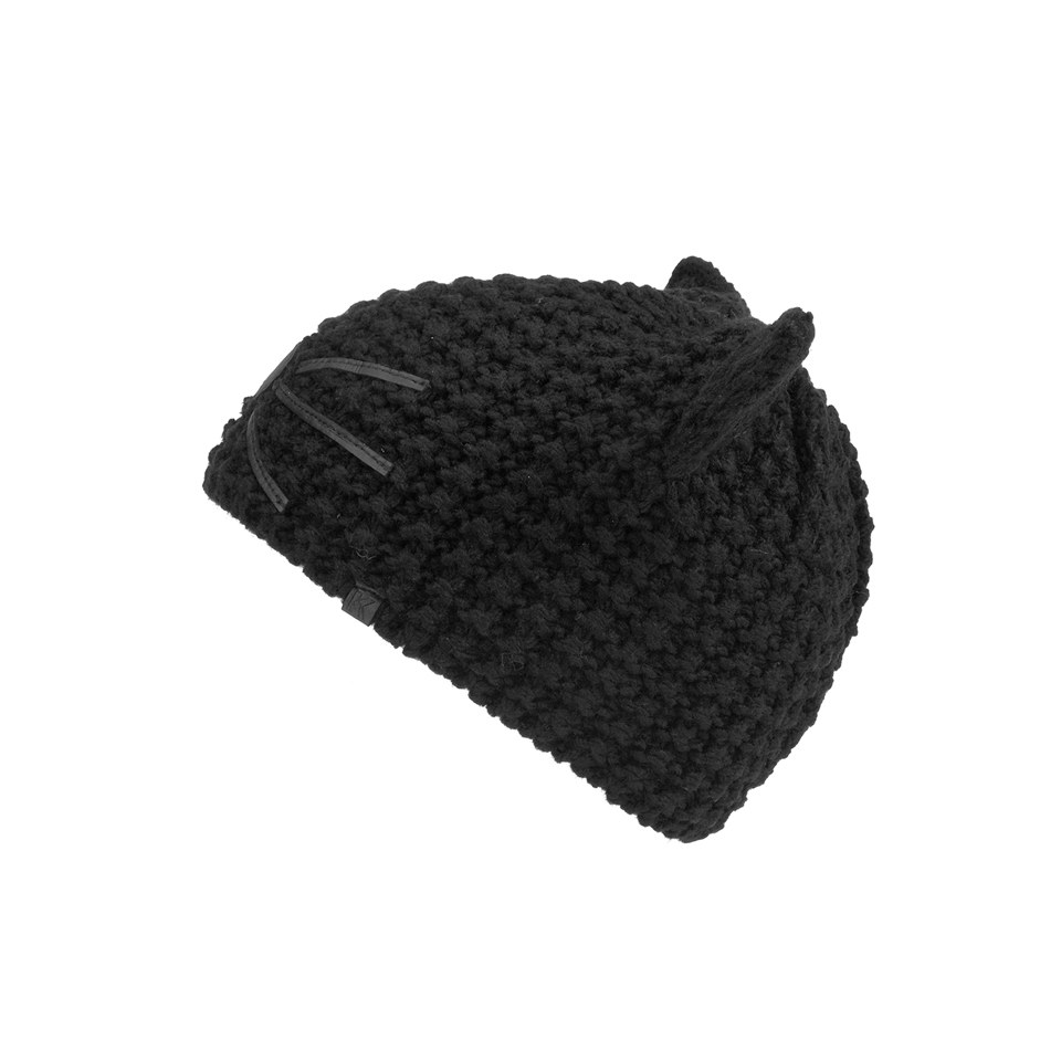 Karl Lagerfeld Women's K/Choupette Beanie - Black