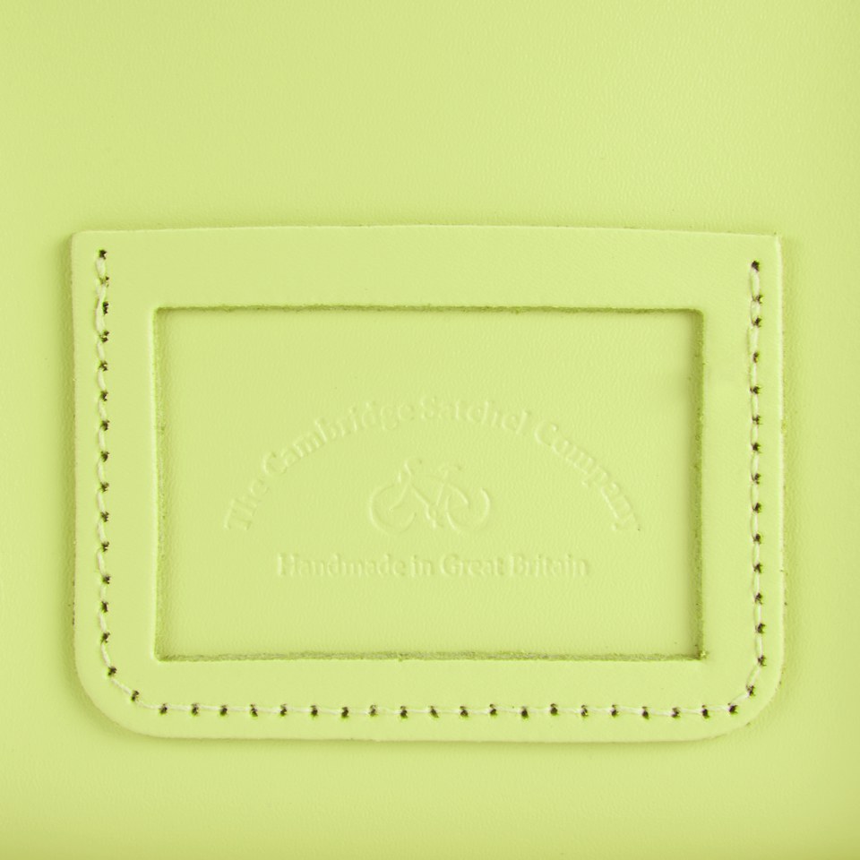 The Cambridge Satchel Company Women's Mini Push Lock Crossbody Bag - Fluoro Lime
