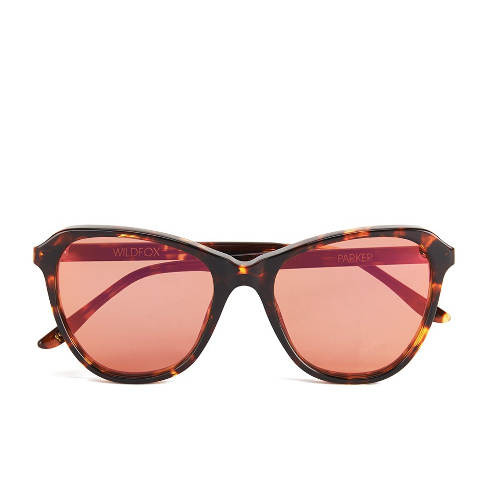 Wildfox Women's Parker Deluxe Sunglasses - Tokyo Tortoise/Pink Mirror