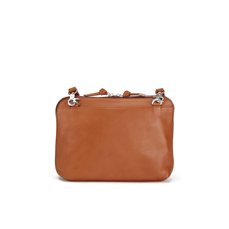 Sandqvist Women's Anna Leather Shoulder Bag - Cognac Brown