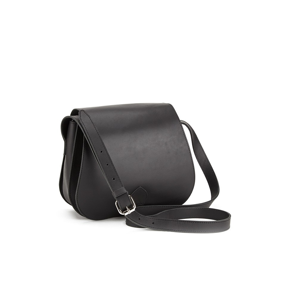 Sandqvist Women's Malin Leather Saddle Bag - Black