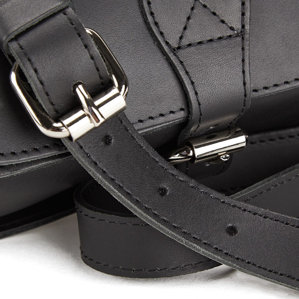 Sandqvist Women's Malin Leather Saddle Bag - Black