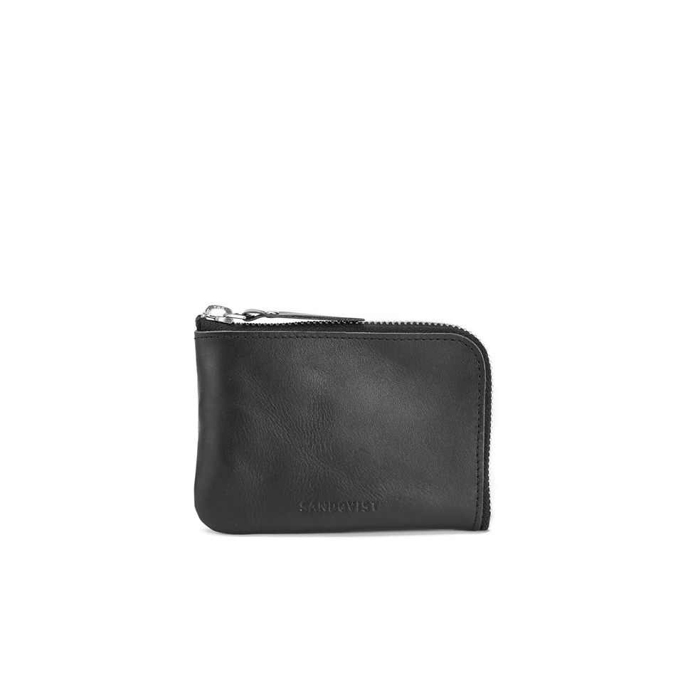Sandqvist Women's Penny Leather Zip Wallet - Black