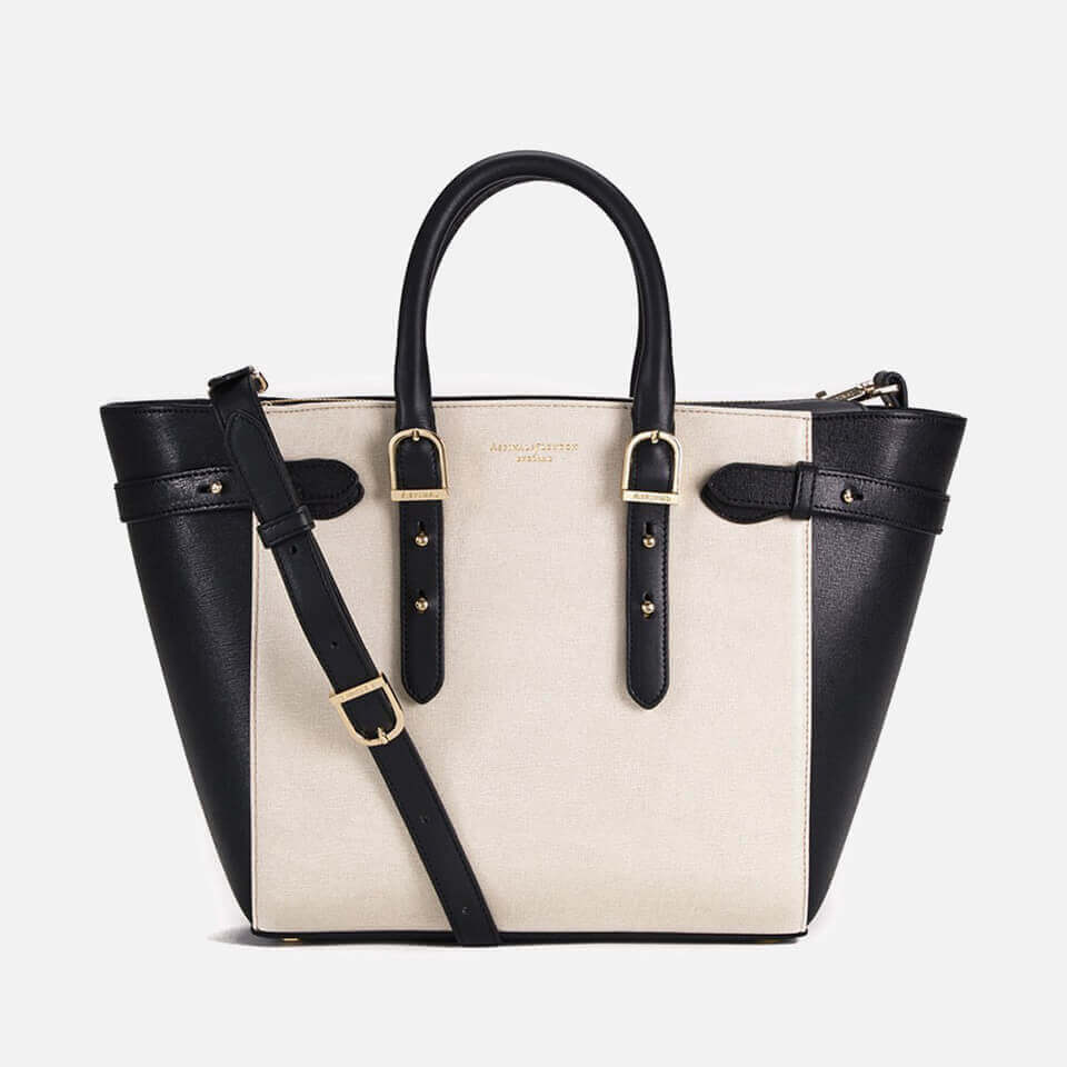 Aspinal of London Women's Marylebone Medium Tote Bag - Monochrome Mix