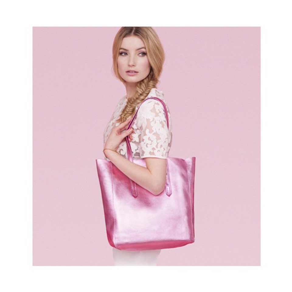 Coach derby best sale tote rose gold