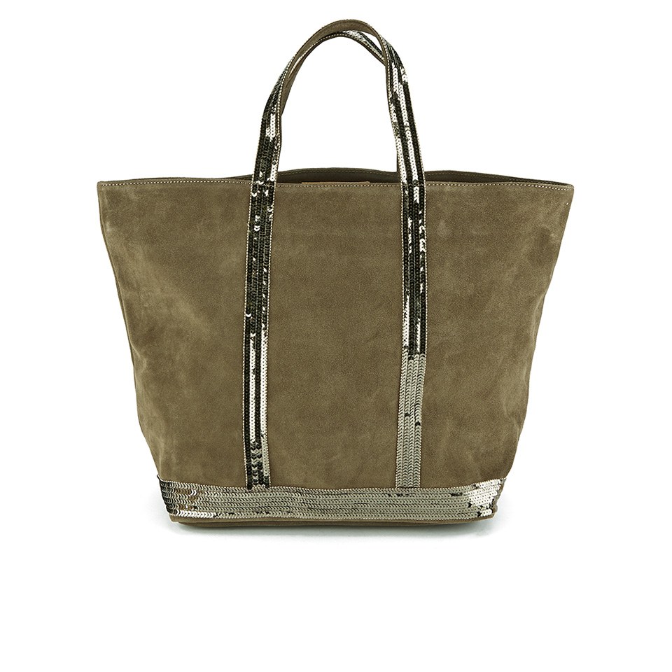Vanessa Bruno Women's Cabas Suede Tote Bag - Khaki