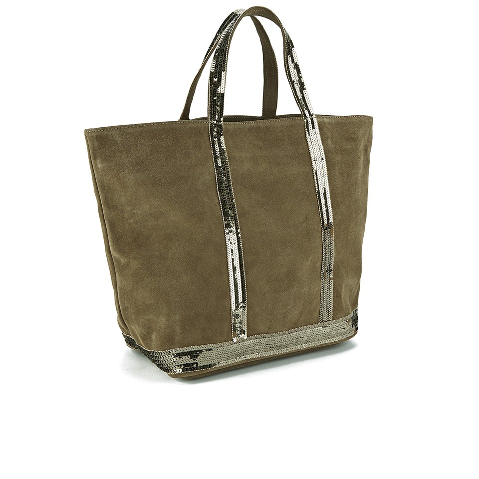 Vanessa Bruno Women's Cabas Suede Tote Bag - Khaki