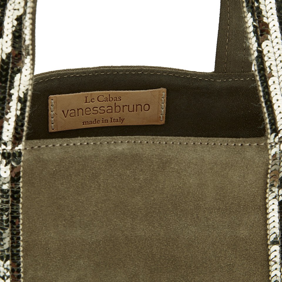 Vanessa Bruno Women's Cabas Suede Tote Bag - Khaki