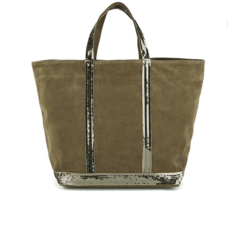 Vanessa Bruno Women's Cabas Suede Tote Bag - Khaki