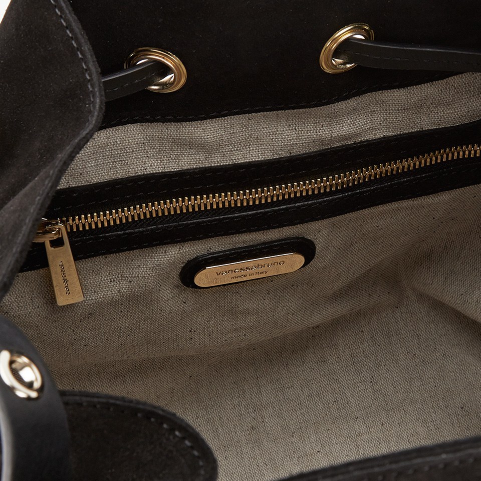 Vanessa Bruno Women's Suede Bucket Bag - Black