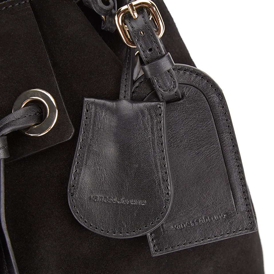 Vanessa Bruno Women's Suede Bucket Bag - Black