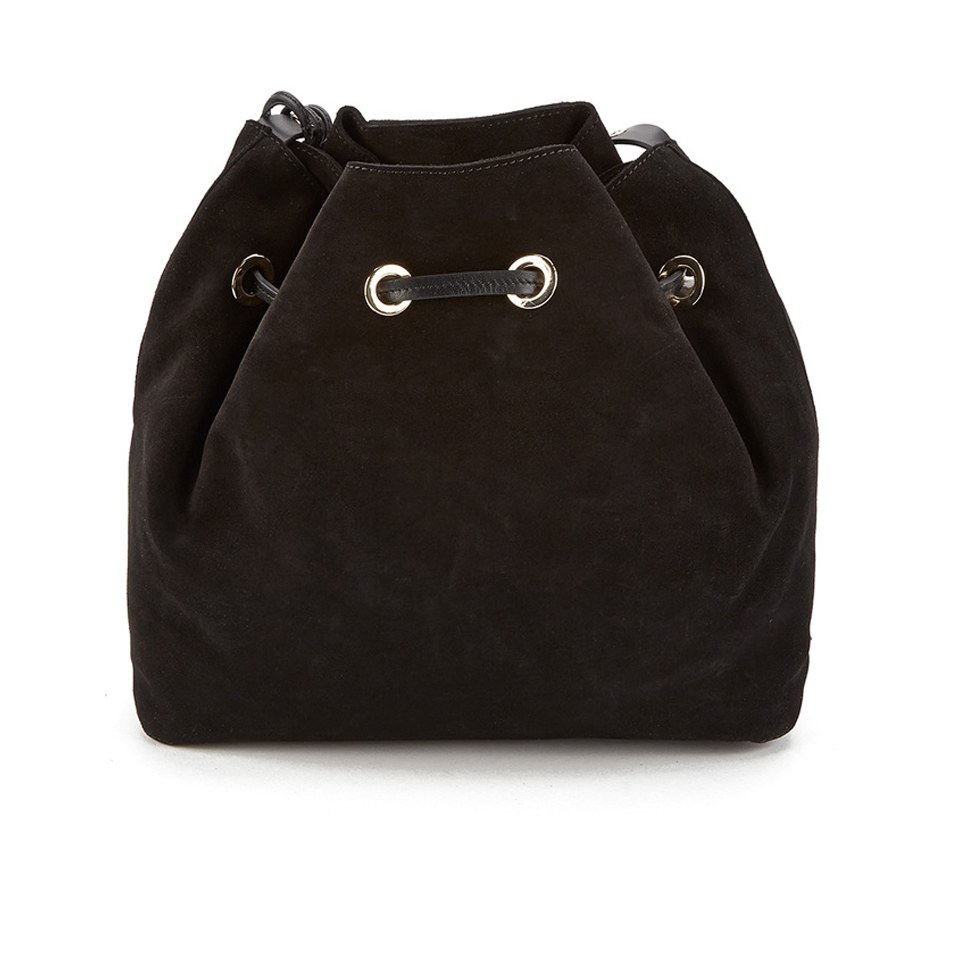 Vanessa Bruno Women's Suede Bucket Bag - Black