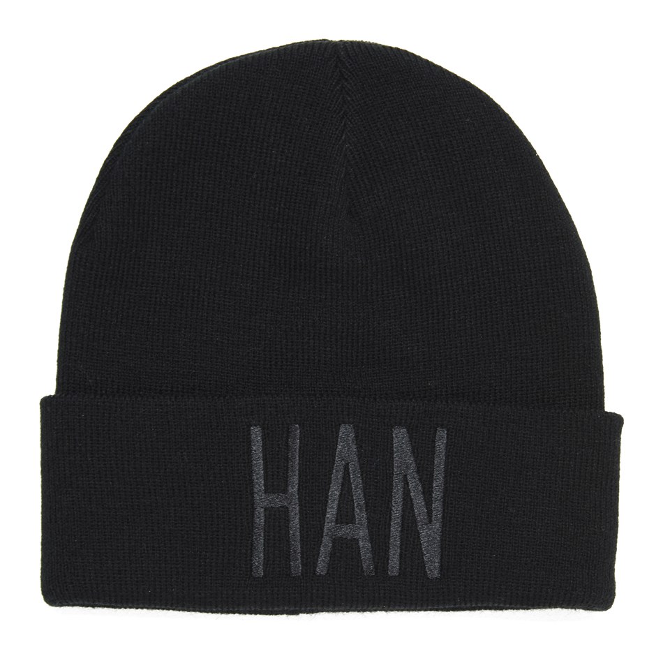 Han Kjobenhaven Men's Knitted Beanie Hat - Black