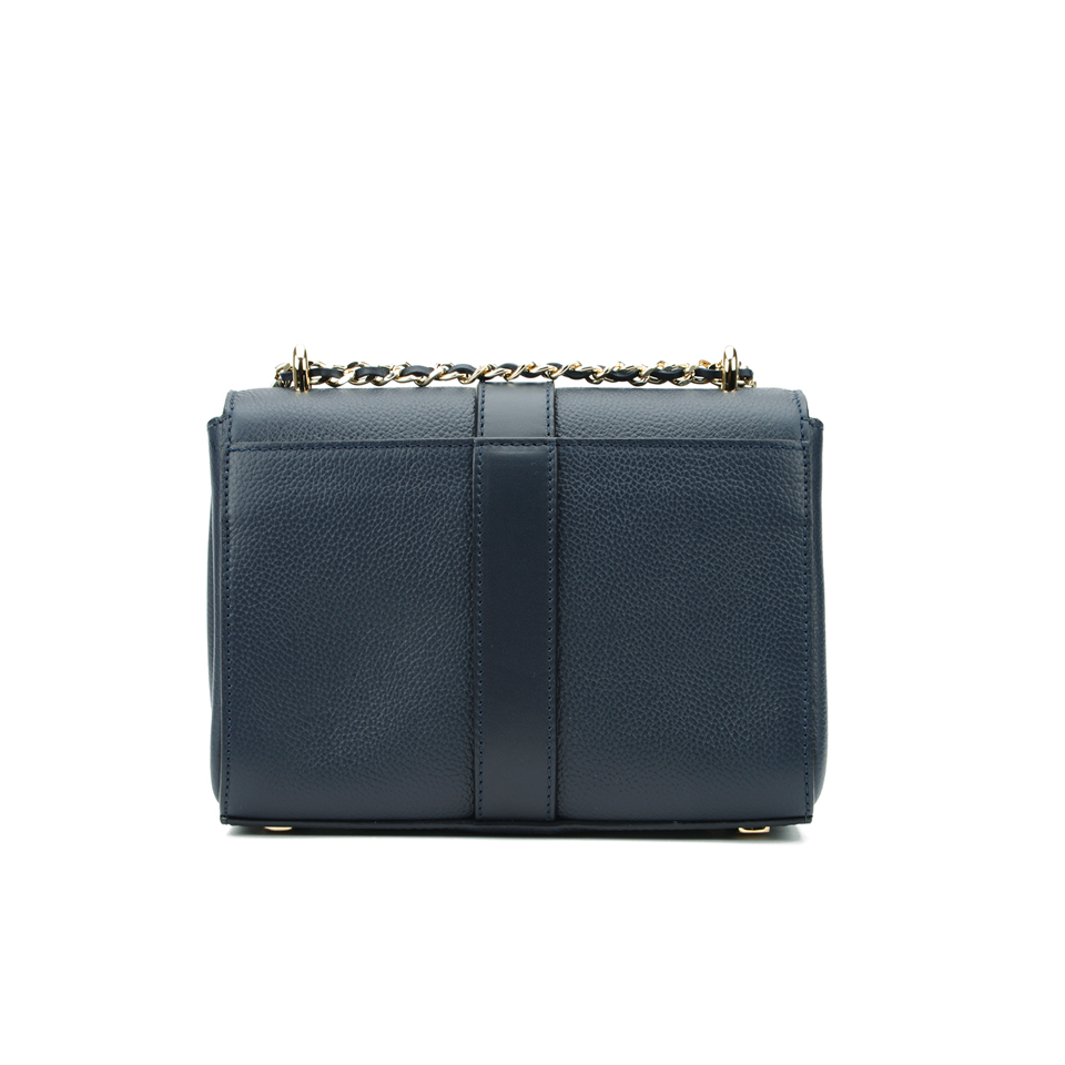 Aspinal of London Lottie Letterbox Chain Bag - Navy