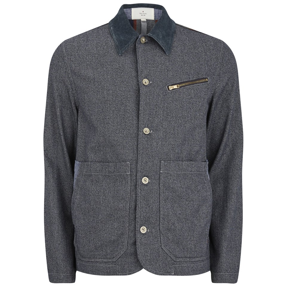 Paul Smith◇RED EAR/刺し子 INDIGO BOMBER JACKET/L/コットン/IDG/PR