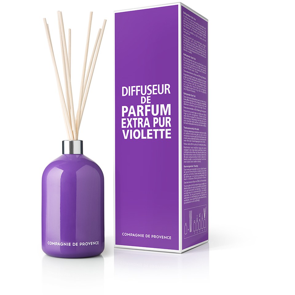 Difusor de fragancia Extra Pur de Compagnie de Provence - violetas dulces (200 ml)