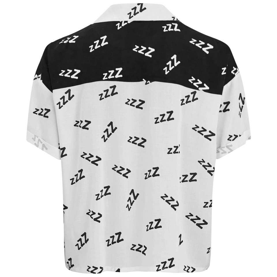MINKPINK Women's 101 Sleeps Night Shirt - White/Black