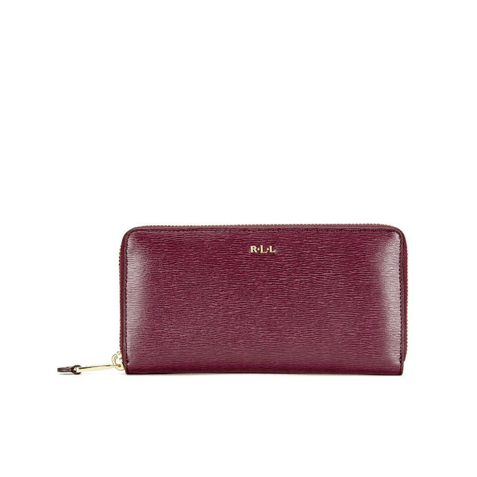 Lauren Ralph Lauren Women's Tate Zip Around Wallet - Rosewood