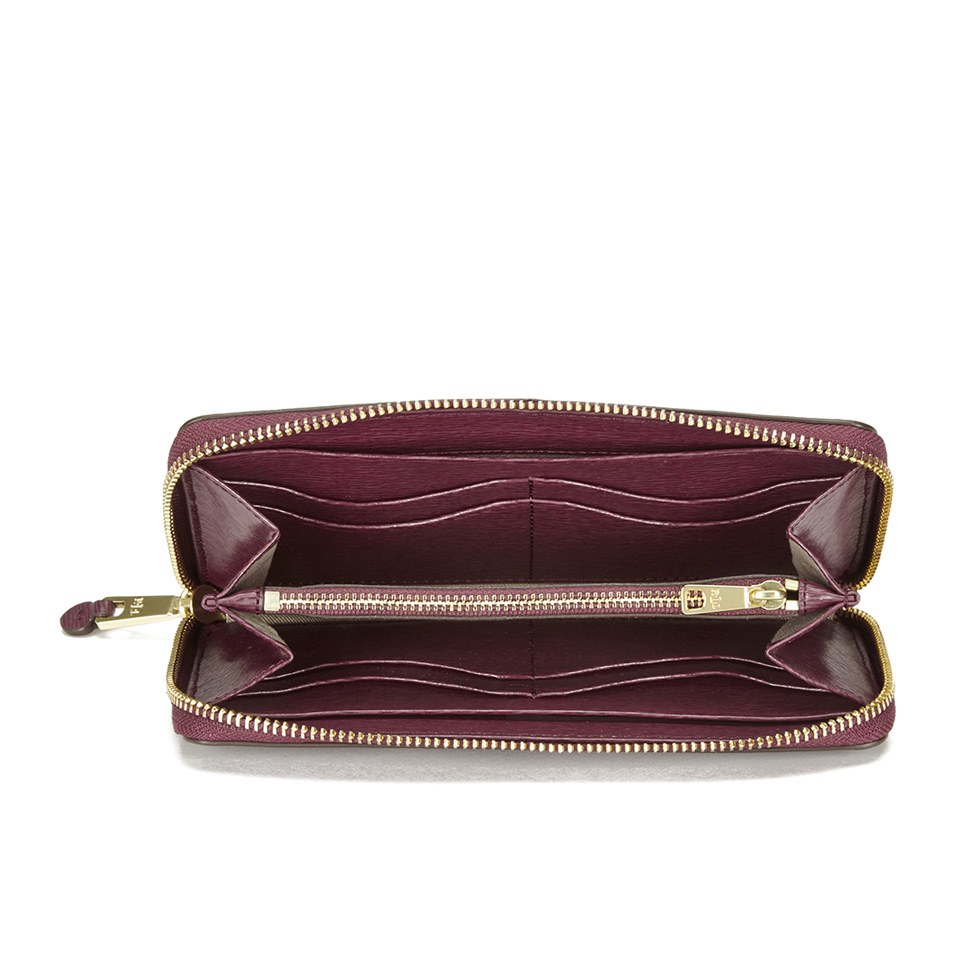 Lauren Ralph Lauren Women's Tate Zip Around Wallet - Rosewood