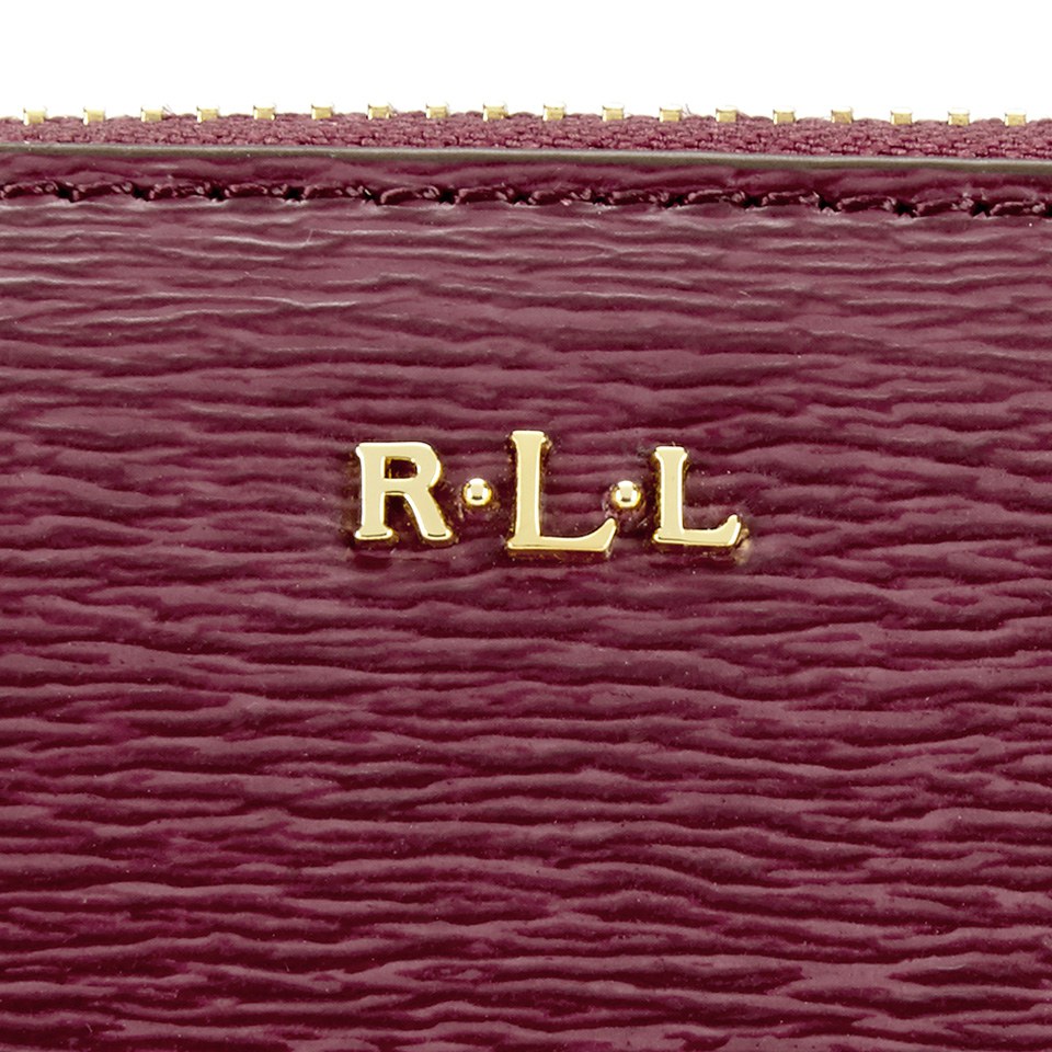 Lauren Ralph Lauren Women's Tate Zip Around Wallet - Rosewood