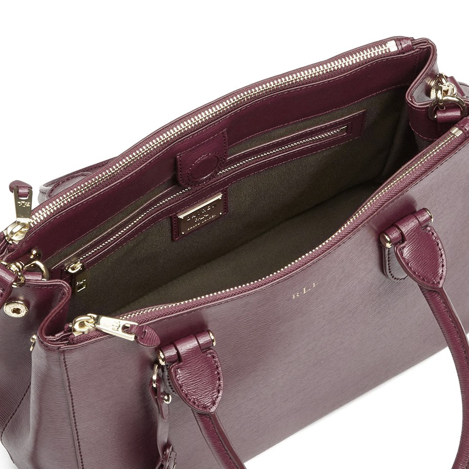 Lauren Ralph Lauren Women's Newbury Double Zip Shopper Bag - Rosewood