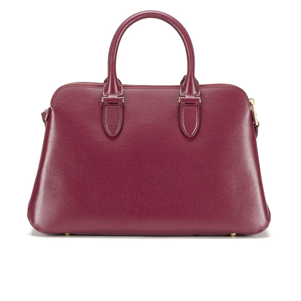 Lauren Ralph Lauren Women s Newbury Double Zip Dome Tote Bag Rosewood