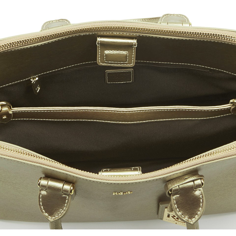 Lauren Ralph Lauren Women's Newbury Double Zip Dome Tote - Gold Rush