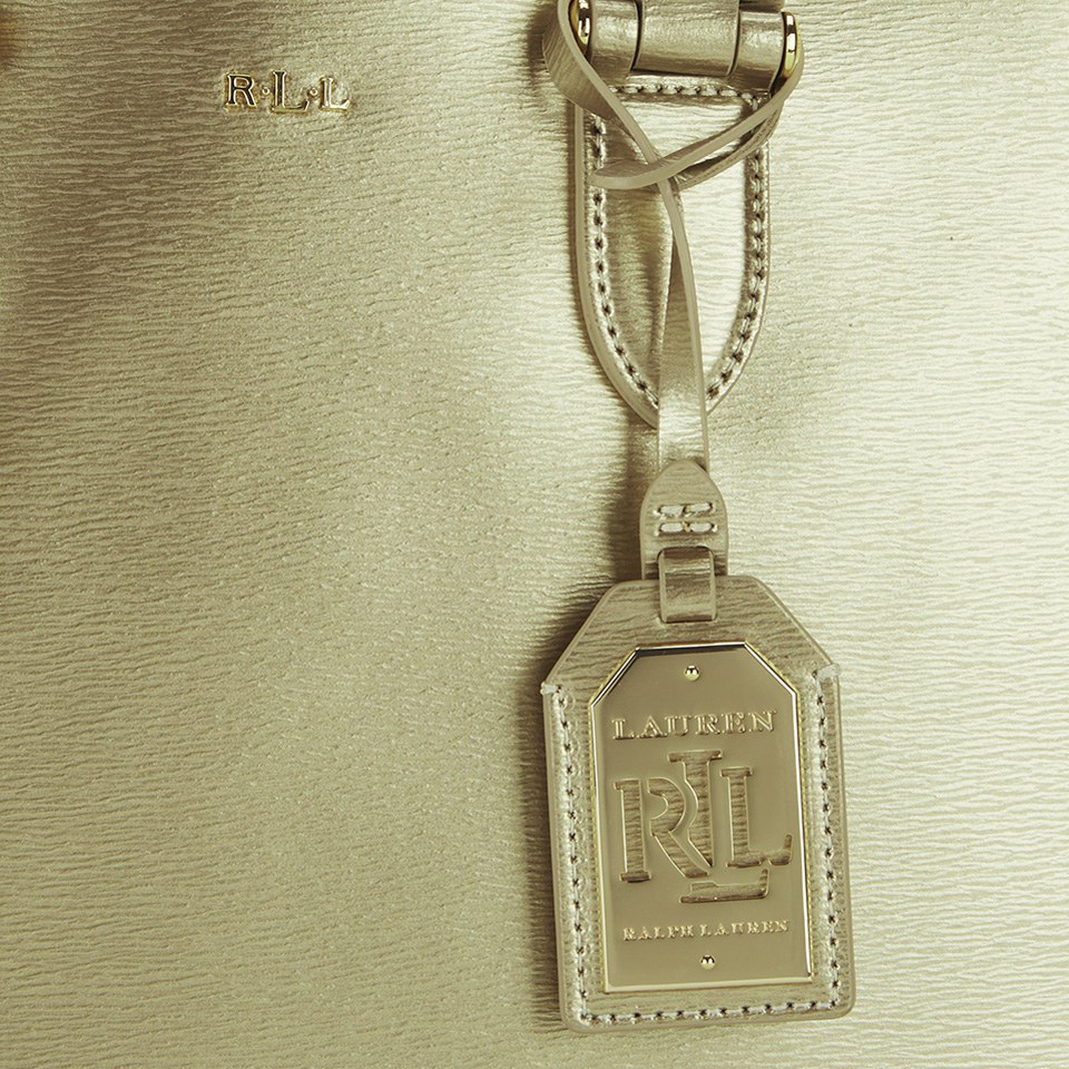 Lauren Ralph Lauren Women's Newbury Double Zip Dome Tote - Gold Rush