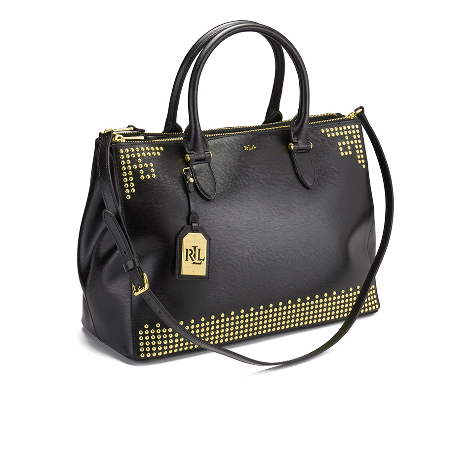 Lauren ralph lauren double zip satchel 2025