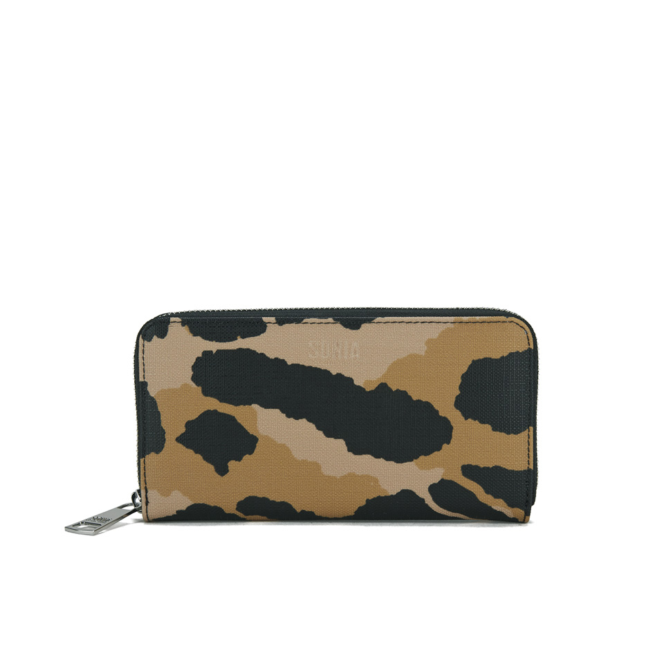 Sonia by Sonia Rykiel Women's Roxane Zip Around Purse - Leopard