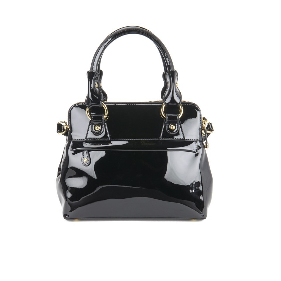 Modalu Women's Small Pippa Grab Bag - Black Patent