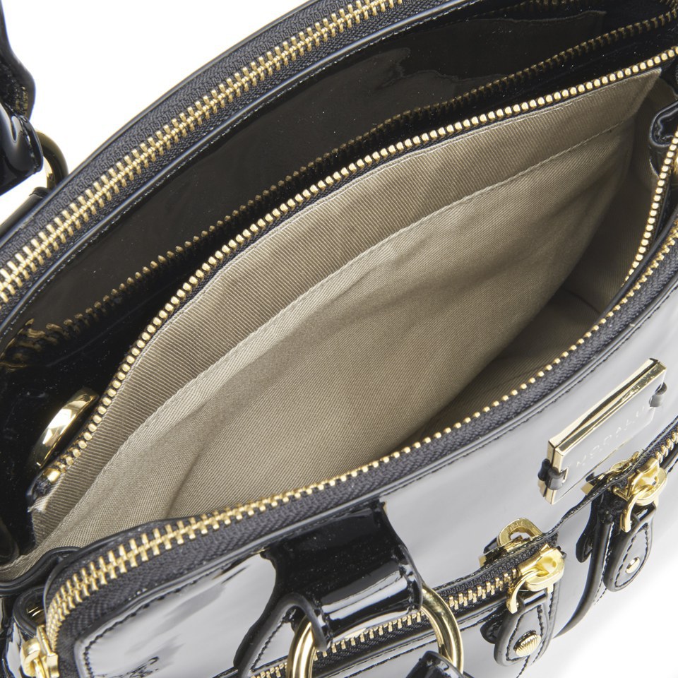 Modalu Women's Small Pippa Grab Bag - Black Patent