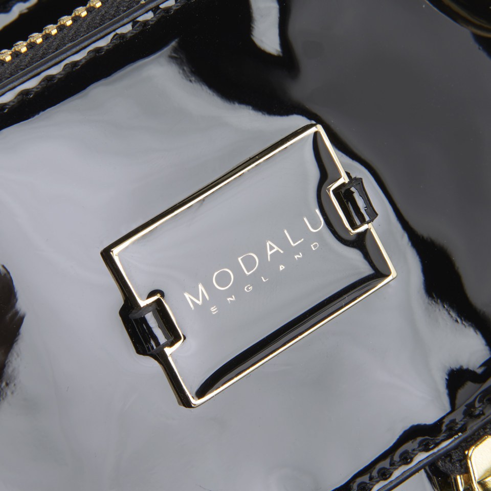 Modalu Women's Small Pippa Grab Bag - Black Patent