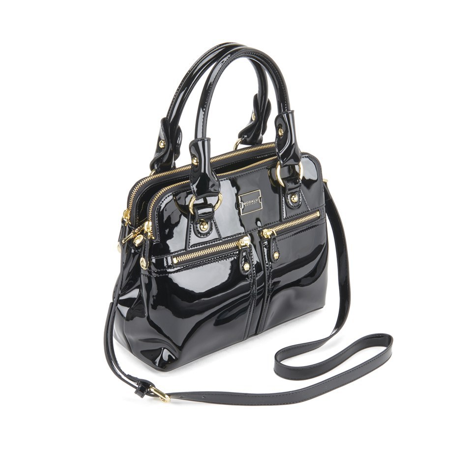 Modalu Women's Small Pippa Grab Bag - Black Patent