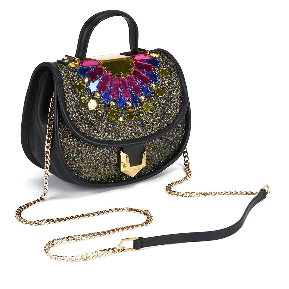 Matthew Williamson Women's Embellished Micro Satchel Bag - Black/Multi