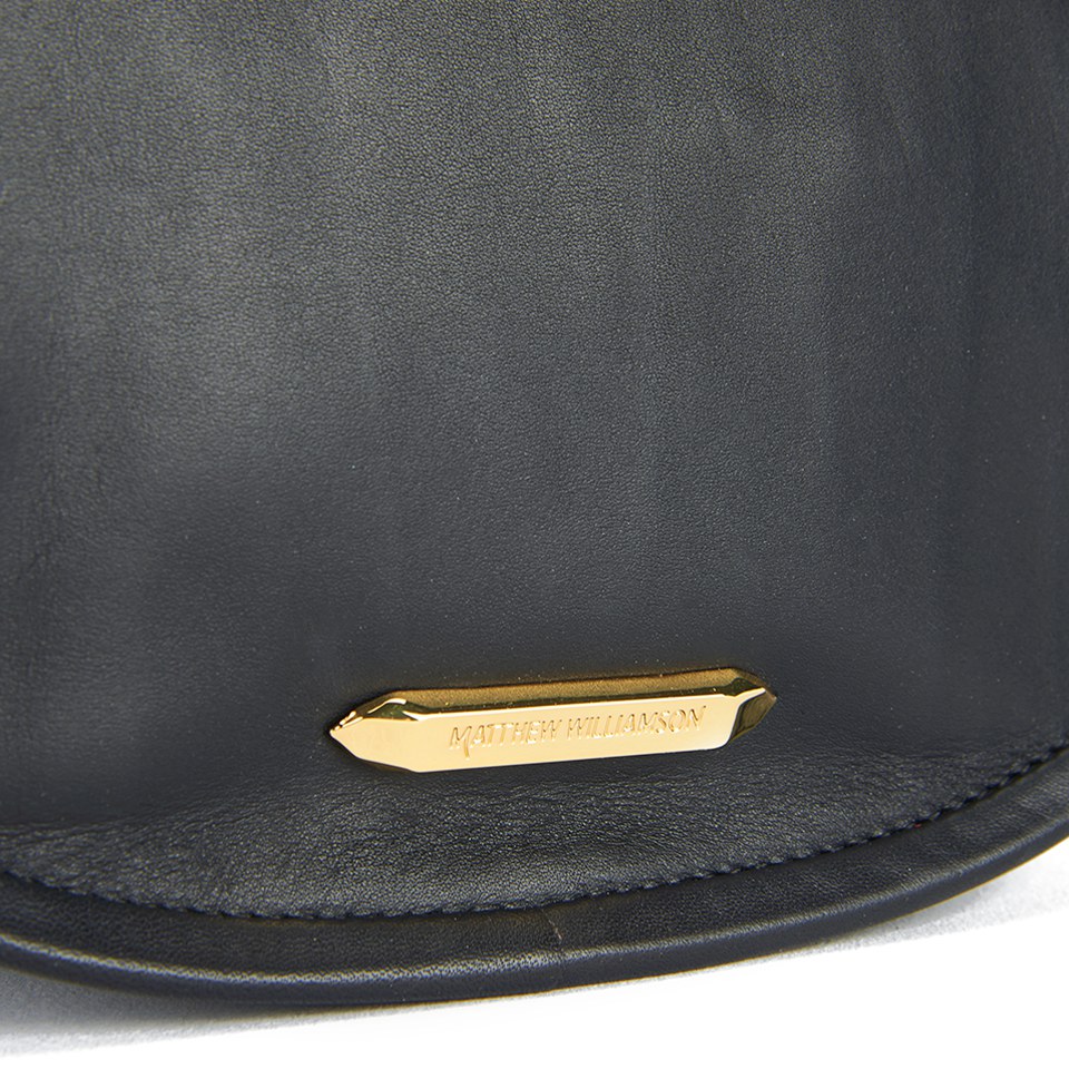 Matthew Williamson Women's Embellished Micro Satchel Bag - Navy/Multi