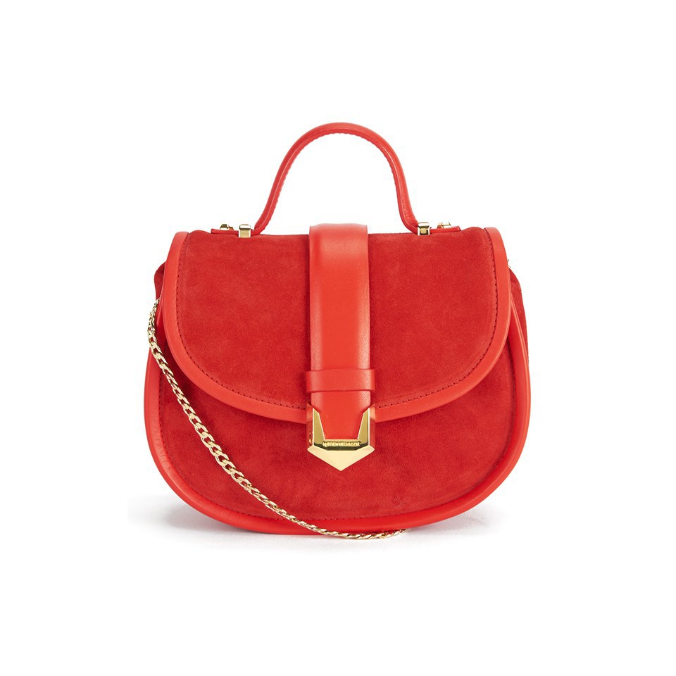 Matthew Williamson Women's Mini Cross Body Bag - Dark Coral