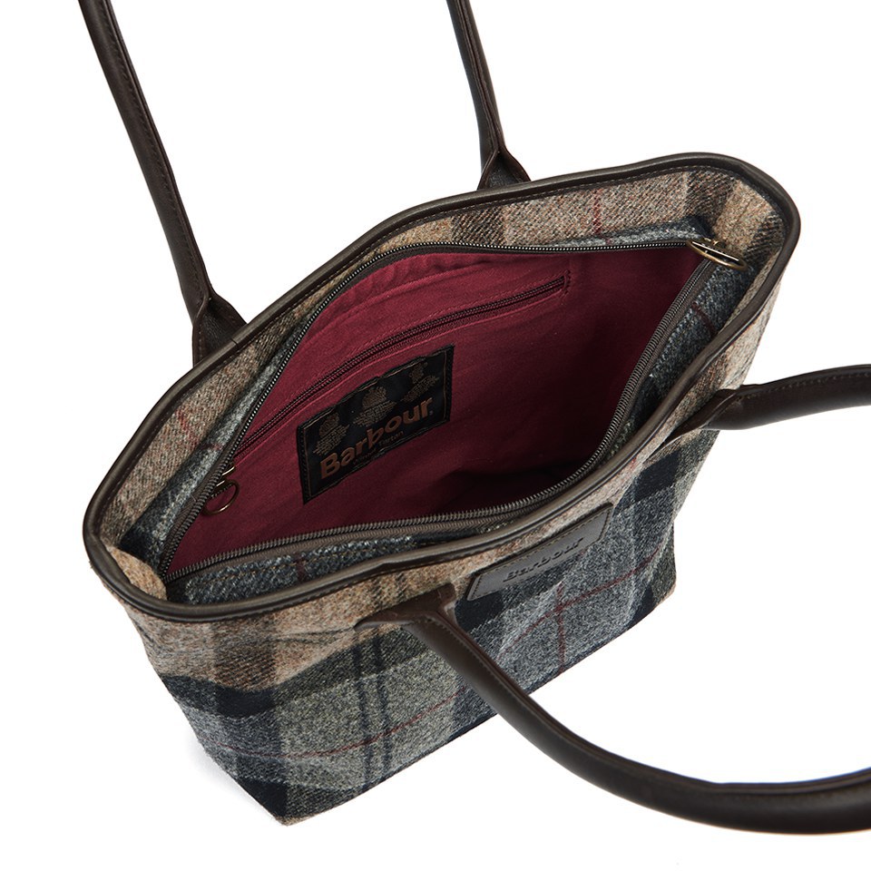 Barbour Dee Tartan Handbag - Winter Tartan