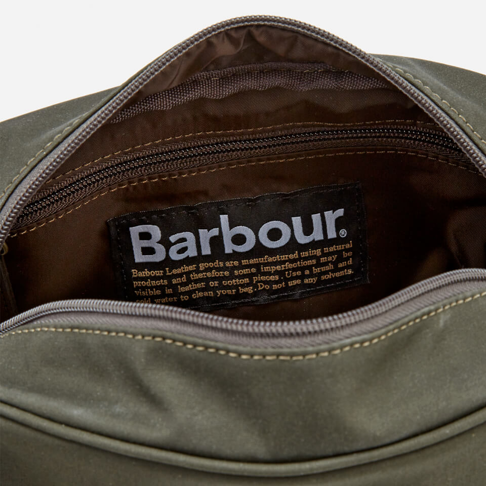 Barbour Men's Drywax Wash Bag - Olive