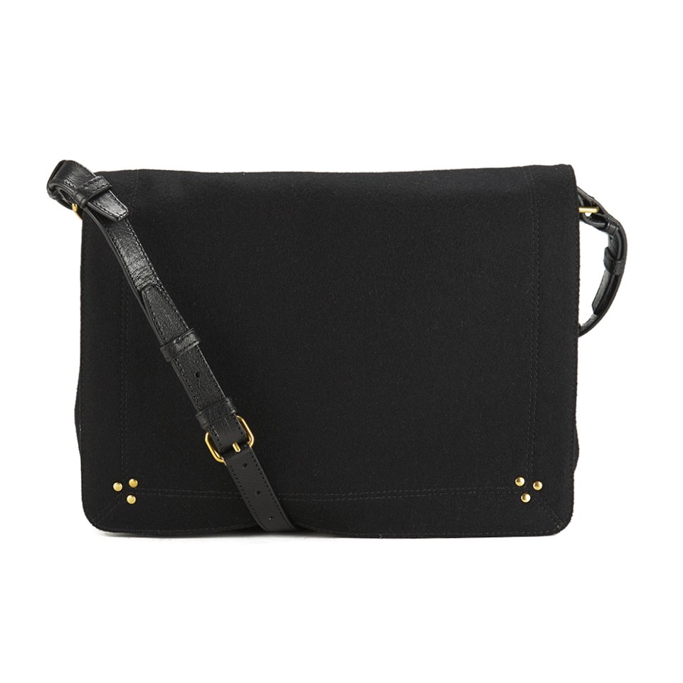Jerome Dreyfuss Women s Albert Shoulder Bag Black Woolen Coggles
