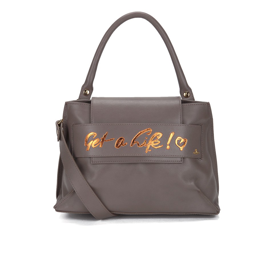 トートバッグ Vivienne Westwood Small Purse Bag Vivienne Westwood Women's Get A Life Mini Tote Bag - Taupe
