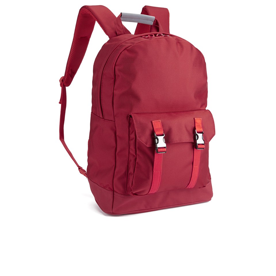 C6 Men's Pocket Backpack - Red Nylon