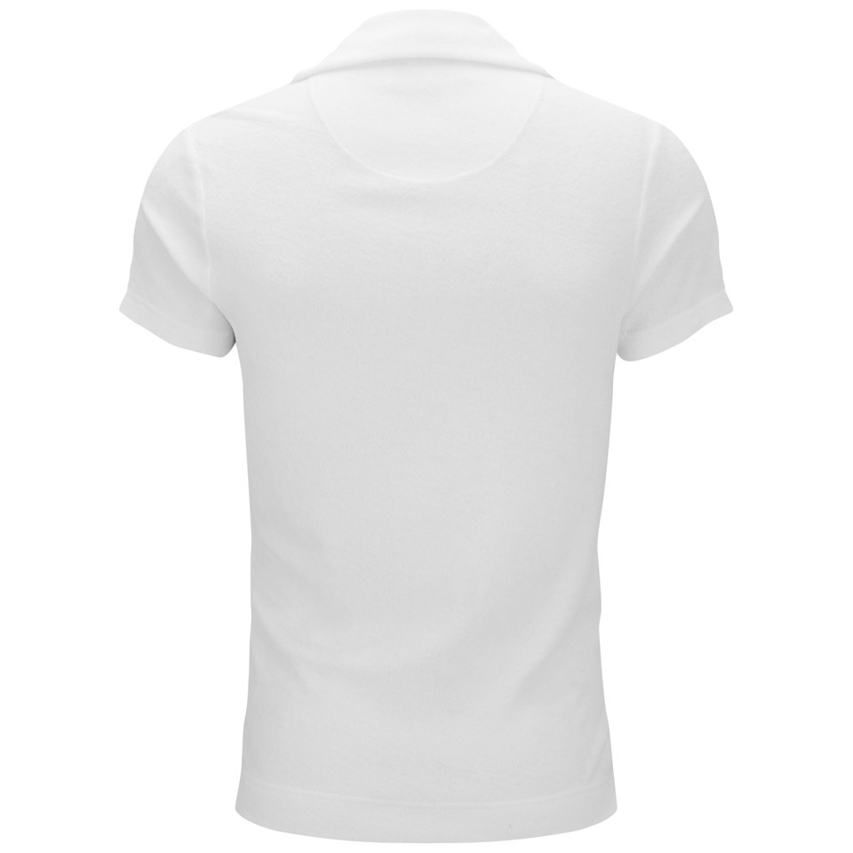 Orlebar Brown Men's Towelling Polo Shirt - White