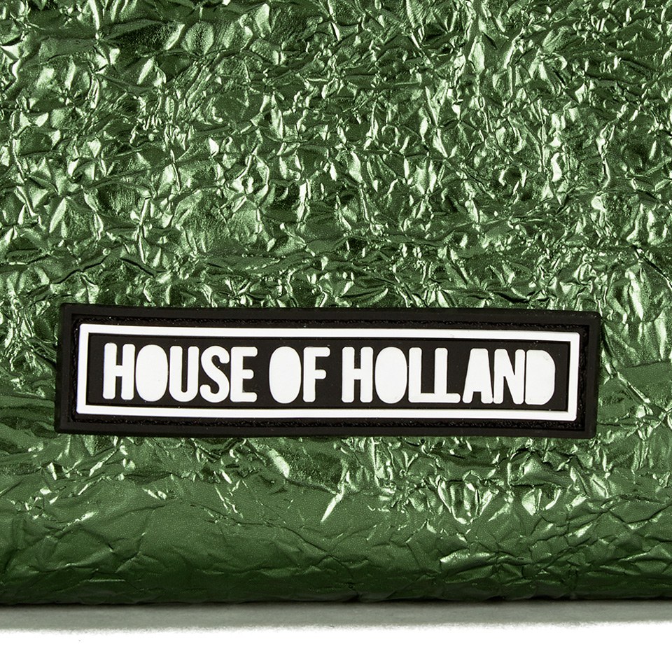 House of Holland Women's Clutch Bag with Gusset - Cucki Green