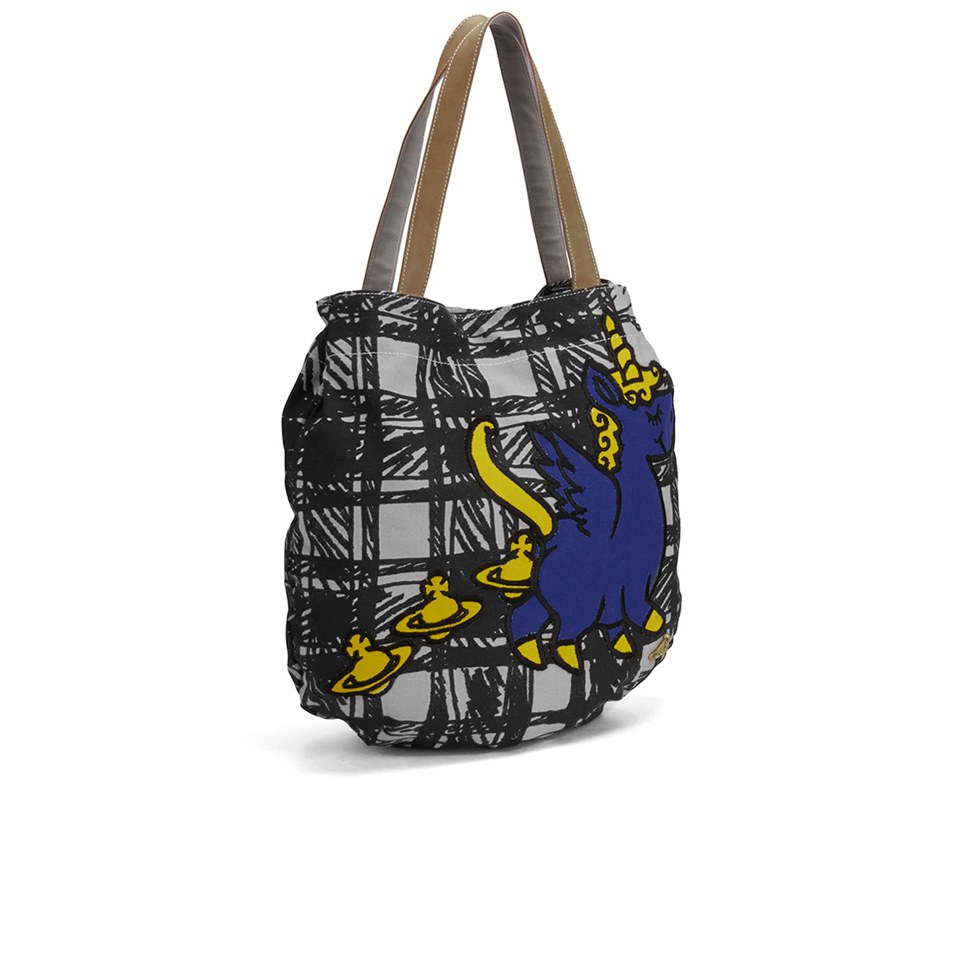 Vivienne Westwood Women's Unicorn Shopper Bag - Grey