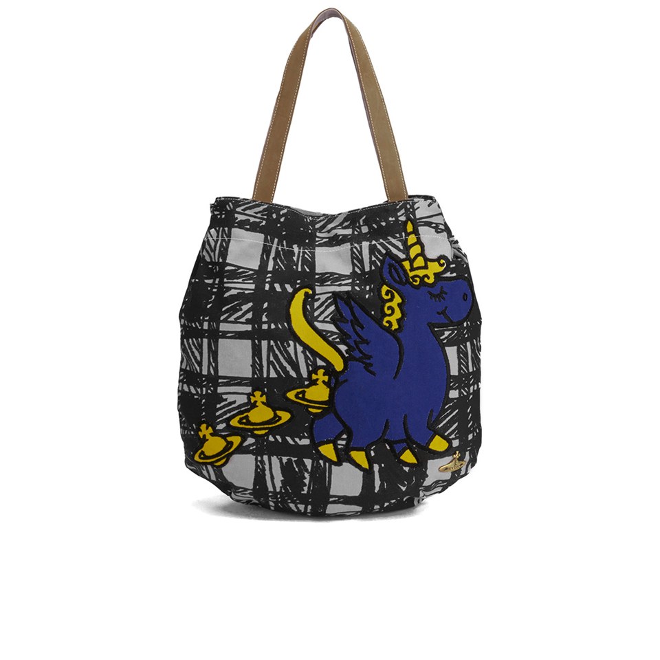 Vivienne Westwood Women's Unicorn Shopper Bag - Grey