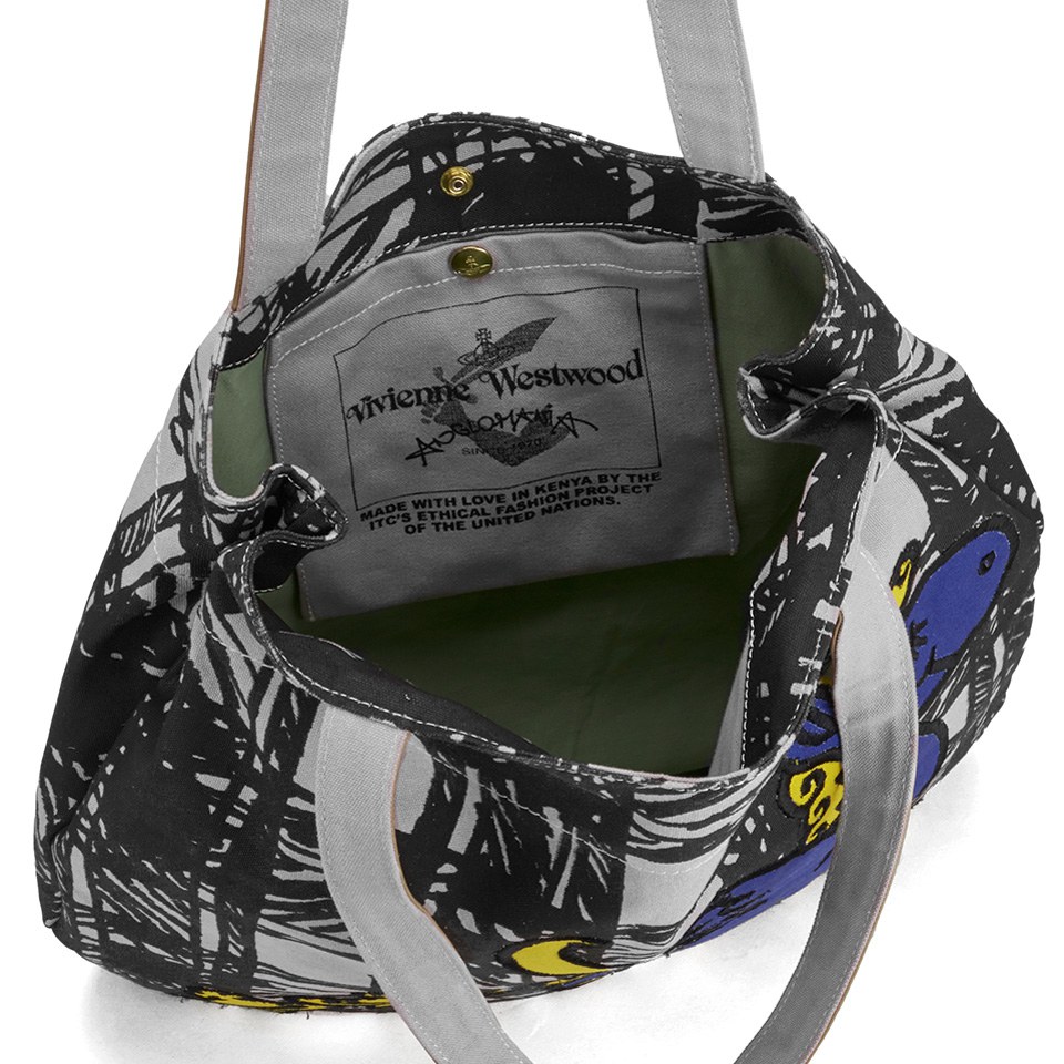 Vivienne Westwood Women's Unicorn Shopper Bag - Grey