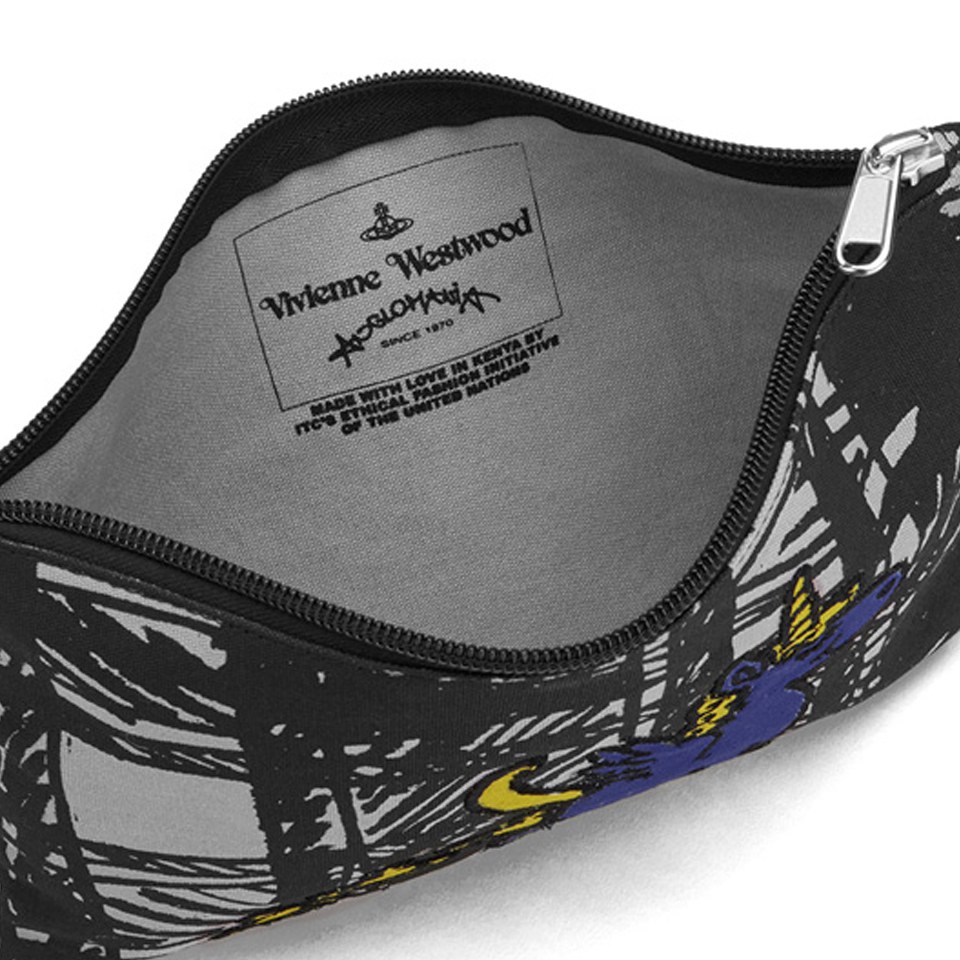 Vivienne Westwood Women's Unicorn Zip Pouch Clutch Bag - Grey