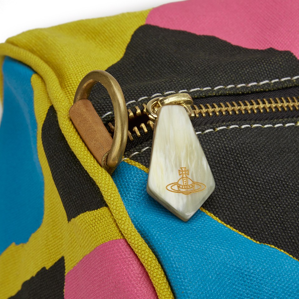 Vivienne Westwood Women's Argyle Weekender Bag - Yellow/Blue