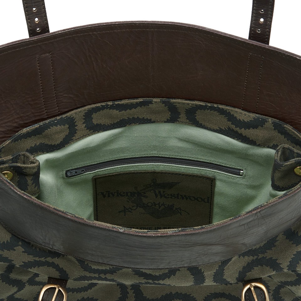 Vivienne Westwood Squiggle Steamer Backpack - Green